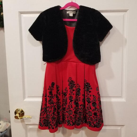 Knitworks Other - HOST PICK: Girls' Knit Works Dress with Shrug, Size 12, EUC